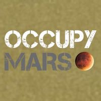 Occupy Mars Astronomy Space Explorer Rocket Science Garment-Dyed Women's Muscle Tee
