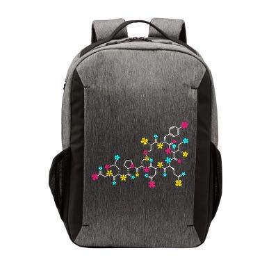 Oxytocin Molecule And Flowers Love Hormone Chemistry Design Vector Backpack
