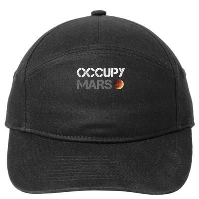 Occupy Mars Astronomy Space Explorer Rocket Science  7-Panel Snapback Hat