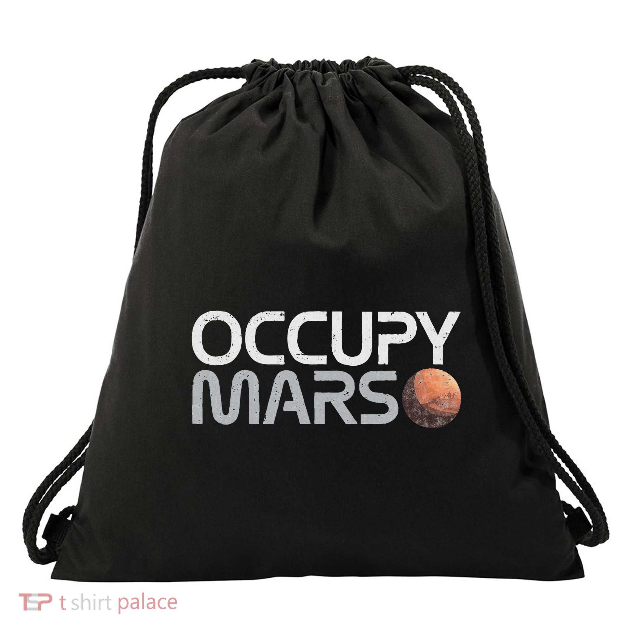 Occupy Mars Astronomy Space Explorer Drawstring Bag
