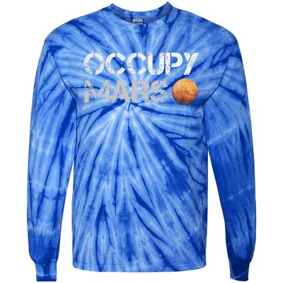 Occupy Mars Astronomy Space Explorer Tie-Dye Long Sleeve Shirt