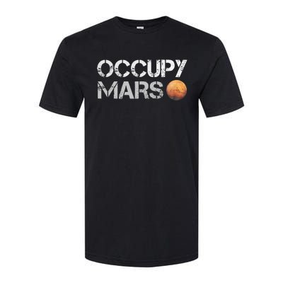 Occupy Mars Astronomy Space Explorer Softstyle CVC T-Shirt