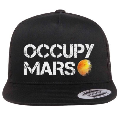 Occupy Mars Astronomy Space Explorer Science Flat Bill Trucker Hat