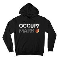 Occupy Mars Astronomy Space Explorer Rocket Tall Hoodie