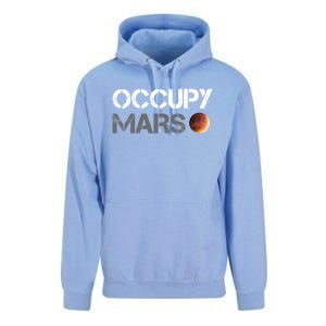 Occupy Mars Astronomy Space Explorer Rocket Unisex Surf Hoodie