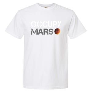 Occupy Mars Astronomy Space Explorer Rocket Garment-Dyed Heavyweight T-Shirt