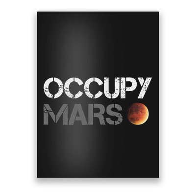 Occupy Mars Astronomy Space Explorer Rocket Science Poster