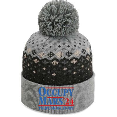 Occupy Mars Astronomy Space Fight Fight Fight The Baniff Cuffed Pom Beanie