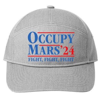 Occupy Mars Astronomy Space Fight Fight Fight 7-Panel Snapback Hat