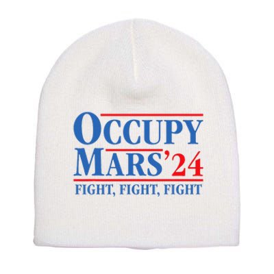 Occupy Mars Astronomy Space Fight Fight Fight Short Acrylic Beanie