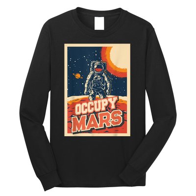 Occupy Mars Aerospace Space Travel Long Sleeve Shirt