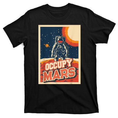 Occupy Mars Aerospace Space Travel T-Shirt