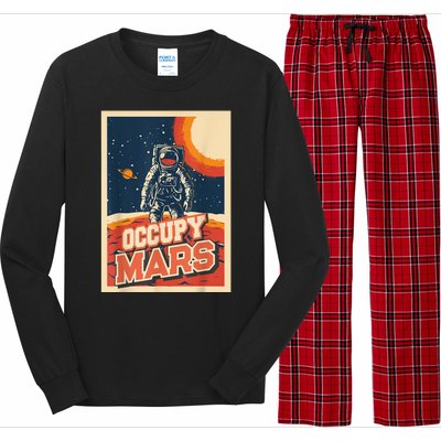 Occupy Mars Aerospace Space Travel Long Sleeve Pajama Set