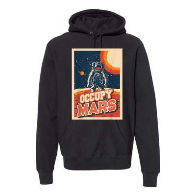 Occupy Mars Aerospace Space Travel Premium Hoodie