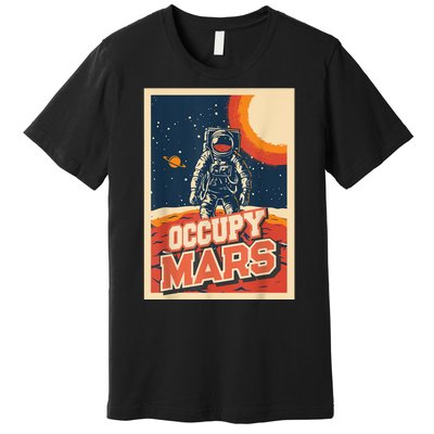 Occupy Mars Aerospace Space Travel Premium T-Shirt