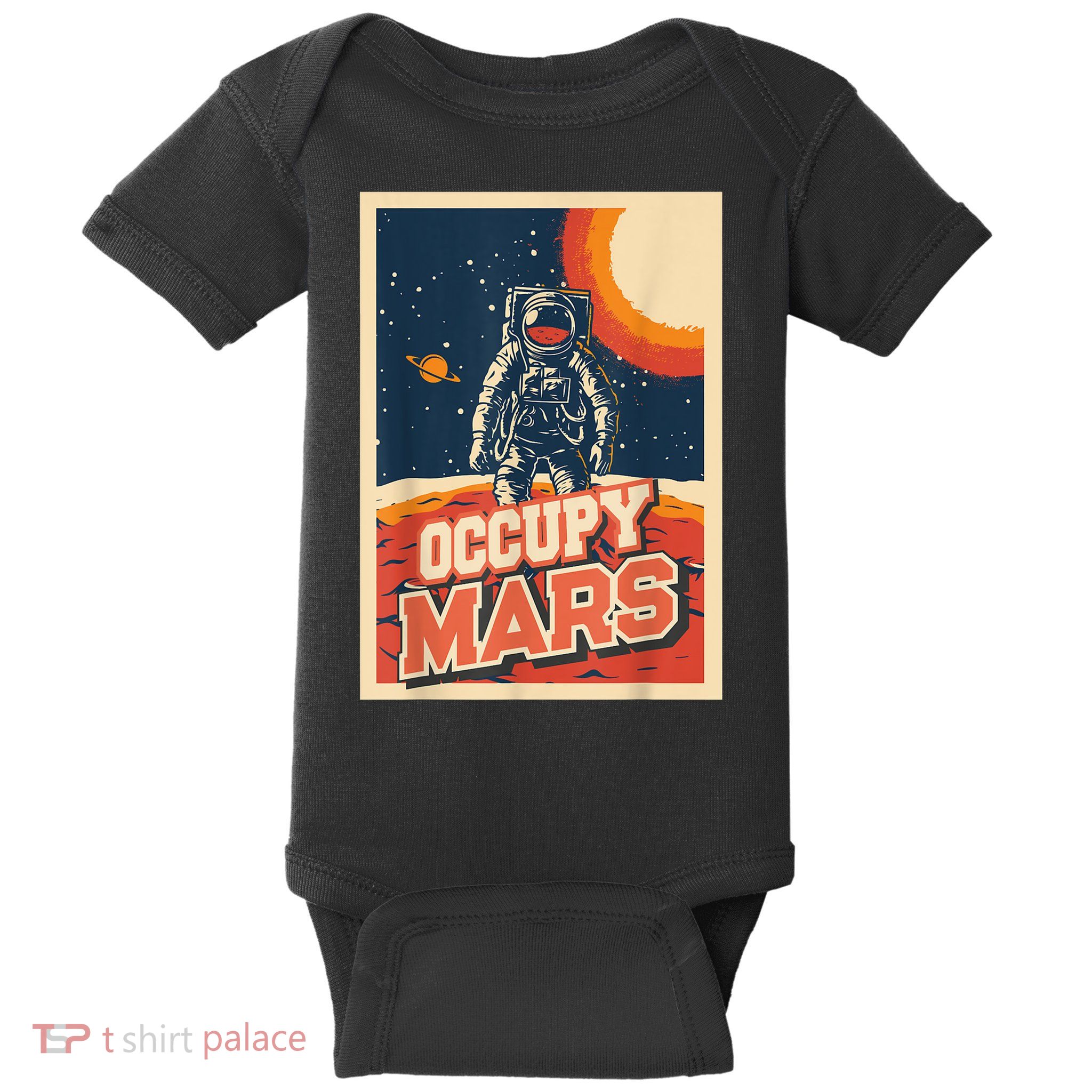 Occupy Mars Aerospace Space Travel Baby Bodysuit
