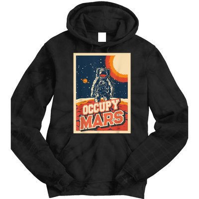 Occupy Mars Aerospace Space Travel Tie Dye Hoodie