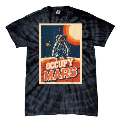 Occupy Mars Aerospace Space Travel Tie-Dye T-Shirt