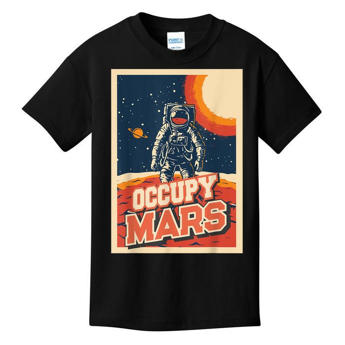 Occupy Mars Aerospace Space Travel Kids T-Shirt