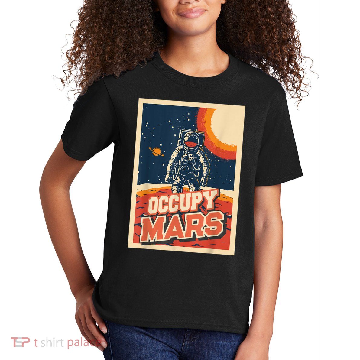 Occupy Mars Aerospace Space Travel Kids T-Shirt