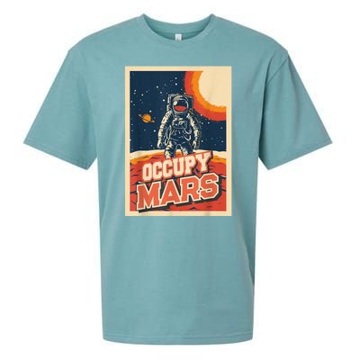 Occupy Mars Aerospace Space Travel Sueded Cloud Jersey T-Shirt