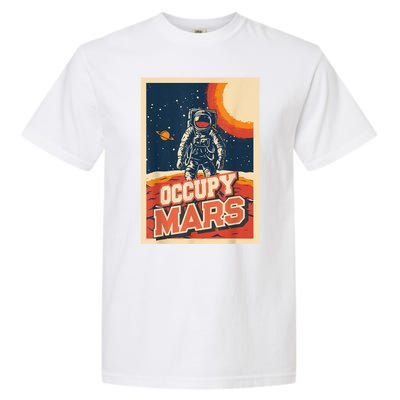 Occupy Mars Aerospace Space Travel Garment-Dyed Heavyweight T-Shirt