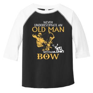 Old Man Archery Compound Bow Deer Elk Big Game Hunting Toddler Fine Jersey T-Shirt