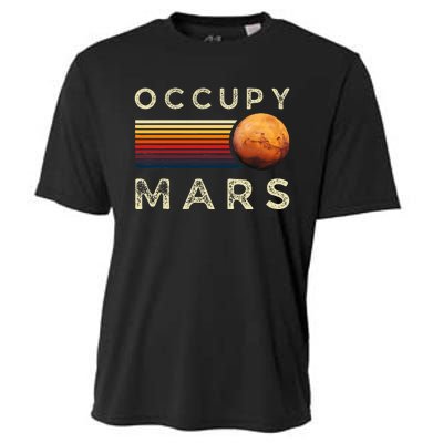 Occupy Mars Astronomy Space Explorer Cooling Performance Crew T-Shirt