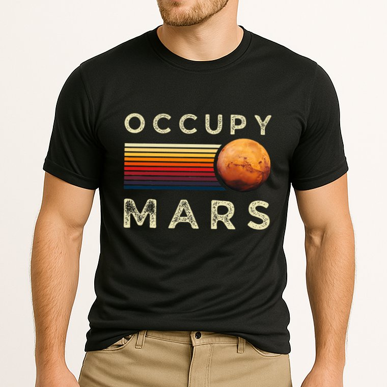 Occupy Mars Astronomy Space Explorer Performance Shirt