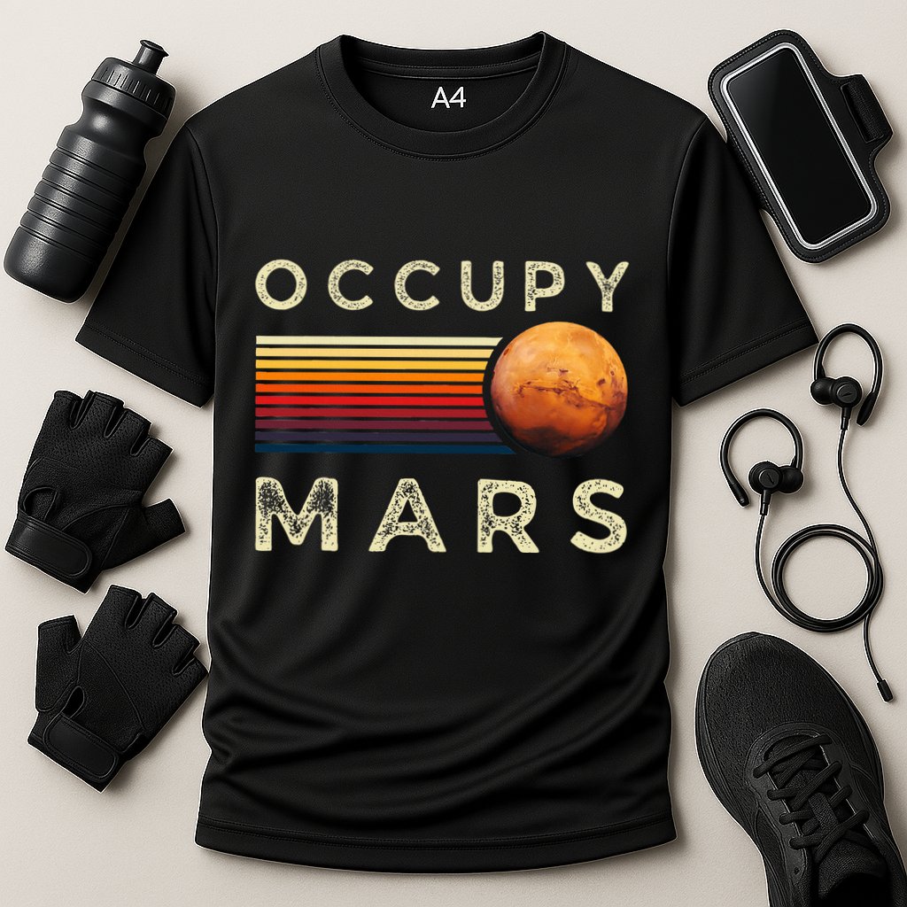 Occupy Mars Astronomy Space Explorer Performance Shirt