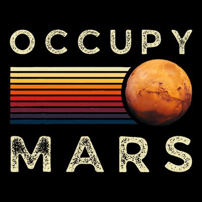Occupy Mars Astronomy Space Explorer T-Shirt
