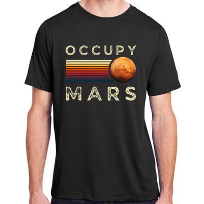 Occupy Mars Astronomy Space Explorer Adult ChromaSoft Performance T-Shirt