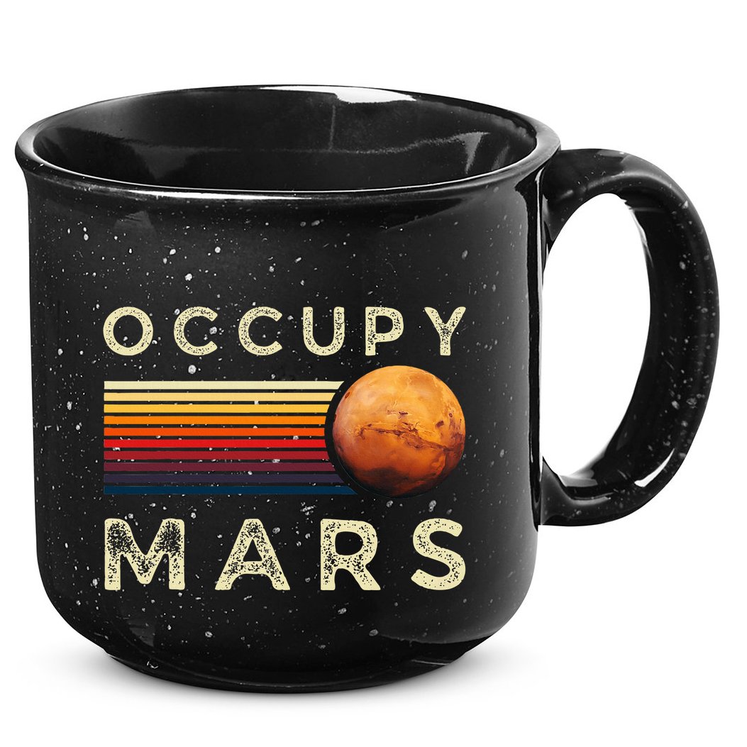 Occupy Mars Astronomy Space Explorer 15oz Campfire Ceramic Mug