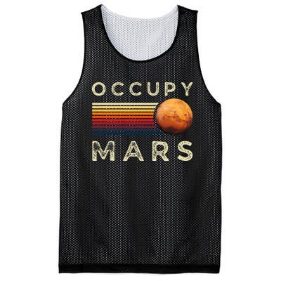 Occupy Mars Astronomy Space Explorer Mesh Reversible Basketball Jersey Tank