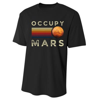 Occupy Mars Astronomy Space Explorer Performance Sprint T-Shirt