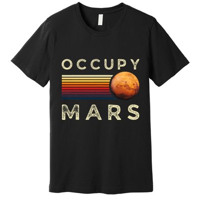 Occupy Mars Astronomy Space Explorer Premium T-Shirt