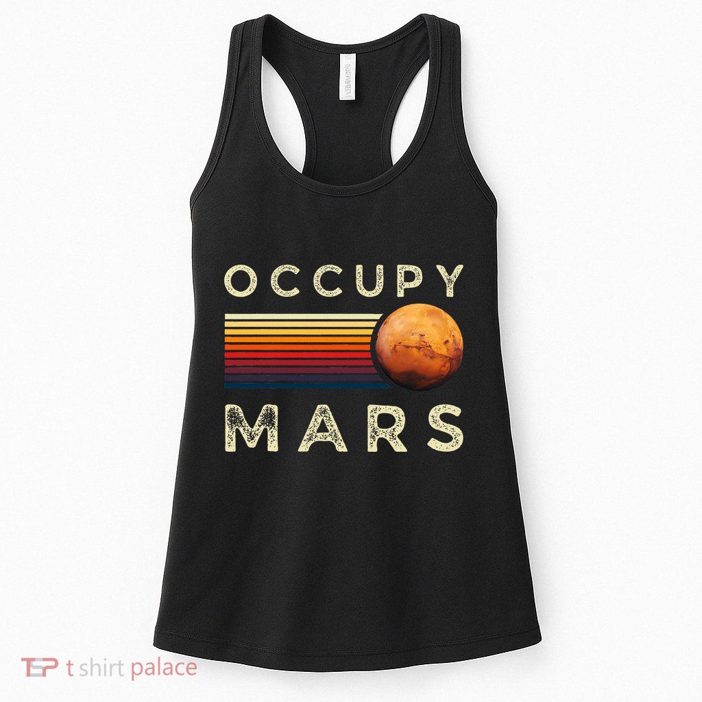Occupy Mars Astronomy Space Explorer Womens Tank Top