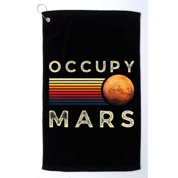 Occupy Mars Astronomy Space Explorer Golf Towel