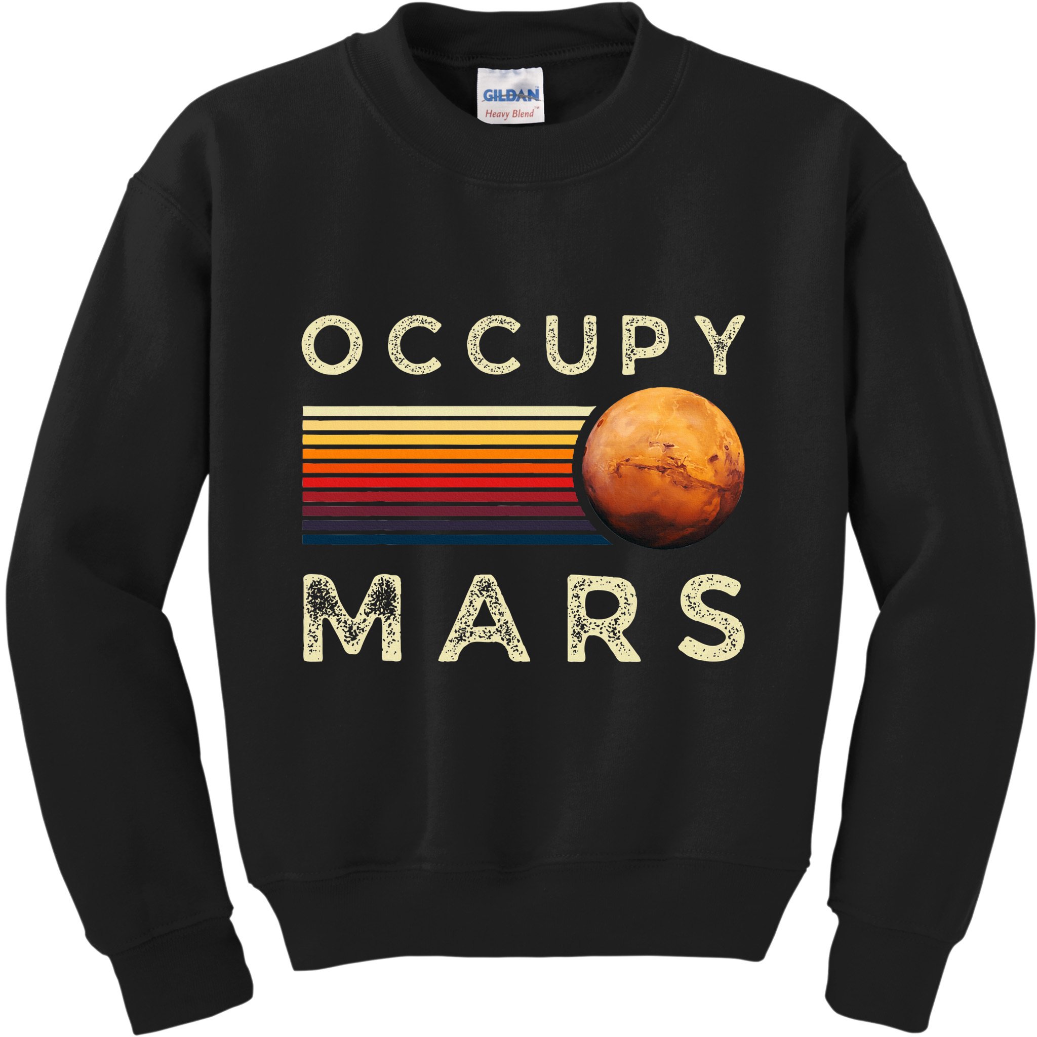 Occupy Mars Astronomy Space Explorer Kids Sweatshirt