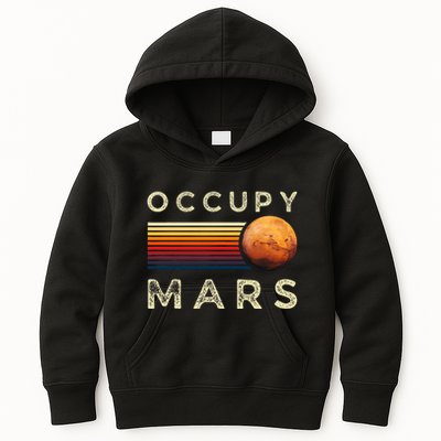Occupy Mars Astronomy Space Explorer Kids Hoodie