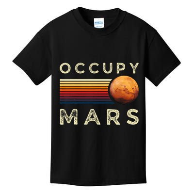 Occupy Mars Astronomy Space Explorer Kids T-Shirt