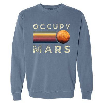 Occupy Mars Astronomy Space Explorer Garment-Dyed Sweatshirt