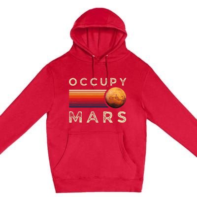 Occupy Mars Astronomy Space Explorer Premium Pullover Hoodie