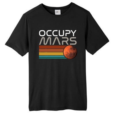 Occupy Mars Astronomy Space Explorer Rocket Vintage Tall Fusion ChromaSoft Performance T-Shirt