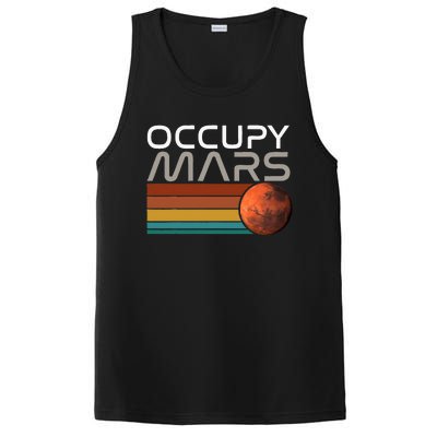 Occupy Mars Astronomy Space Explorer Rocket Vintage PosiCharge Competitor Tank