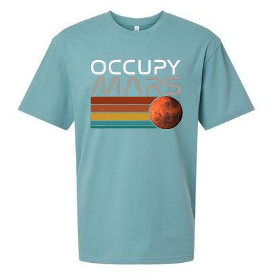 Occupy Mars Astronomy Space Explorer Rocket Vintage Sueded Cloud Jersey T-Shirt