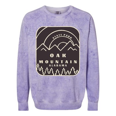 Oak Mountain Alabama Colorblast Crewneck Sweatshirt