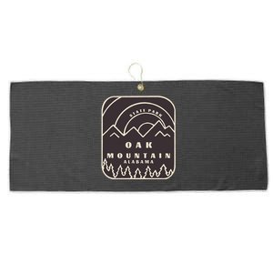 Oak Mountain Alabama Large Microfiber Waffle Golf Towel