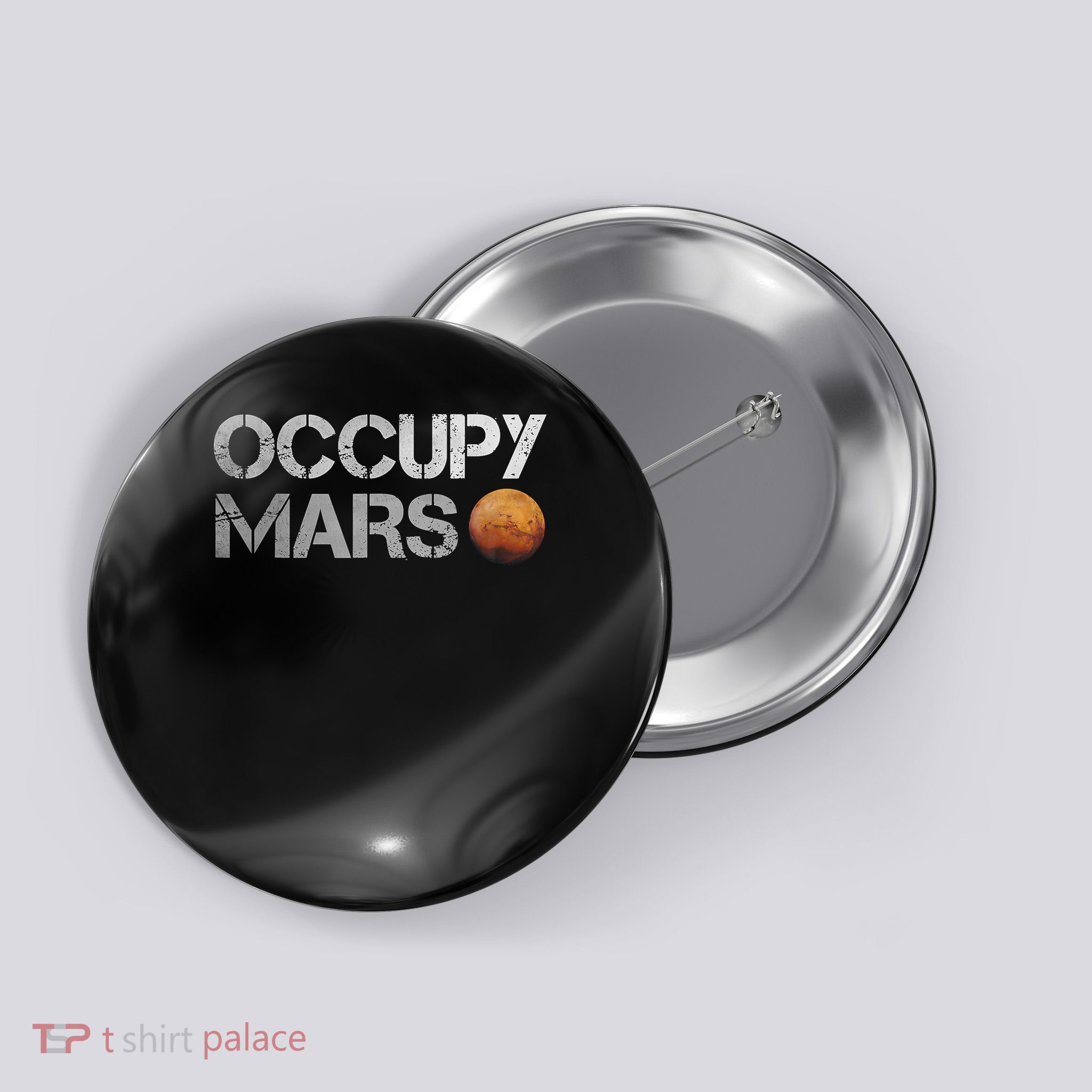 Occupy Mars Astronomy Space Explorer Button