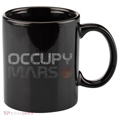 Occupy Mars Astronomy Space Explorer Gift 11oz C Handle Ceramic Mug